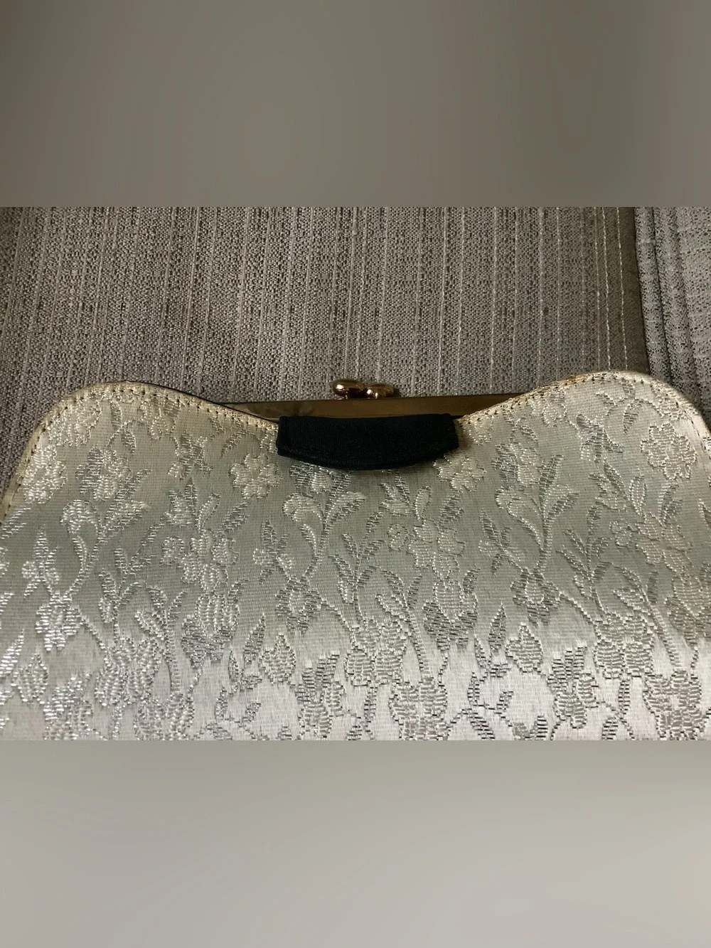 Vintage 3 in 1 Evening Clutch with Gold Frame
